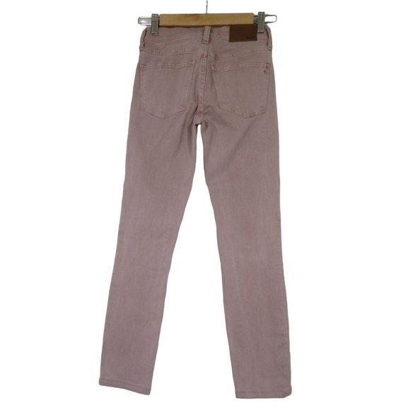 Madewell women's high waist stretch skinny crop garment dyed jeans 23 - Picture 2 of 12